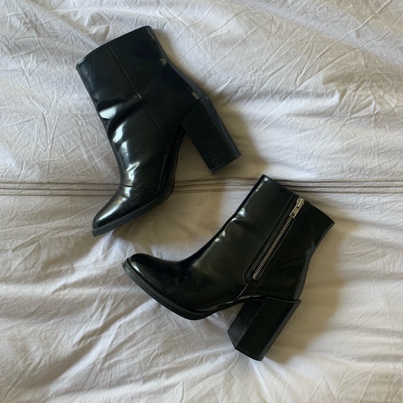 Patent Leather Booties - Picture 4 of 8